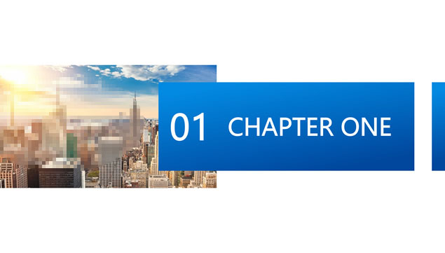 商务大图背景圆圈创意封面小清新蓝简约工作总结报告PPT模板