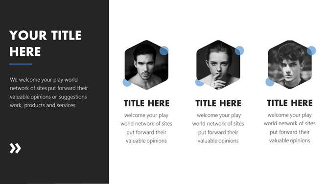 精美欧美风PPT模板