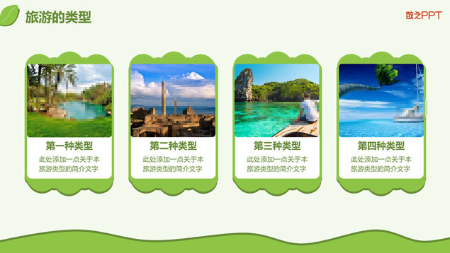 旅游行业产品推介PPT模板