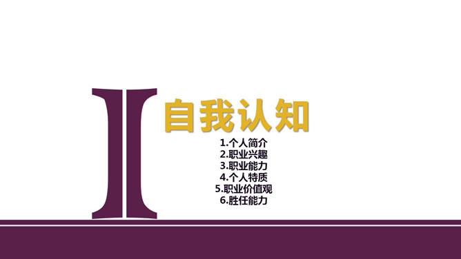 大学生职业规划PPT模板