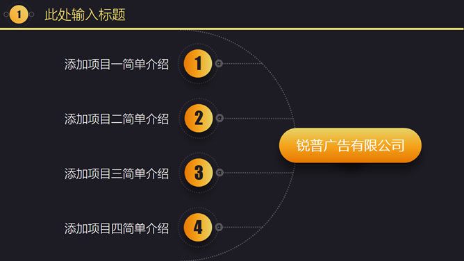 黑金质感工作汇报PPT模板