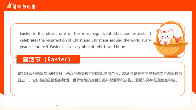 缤纷彩蛋复活节PPT模板