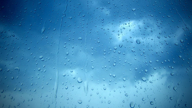 水滴雨雾幻灯片背景图片