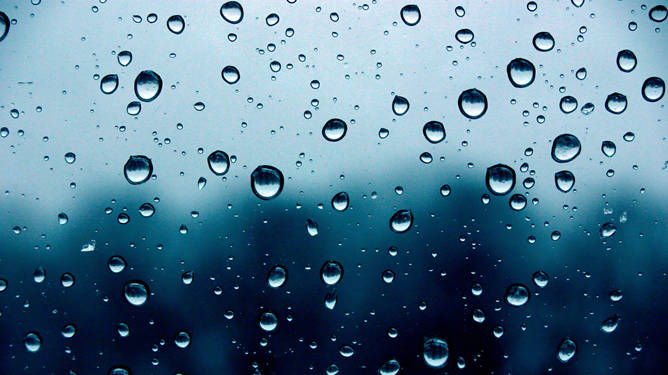 水滴雨雾幻灯片背景图片