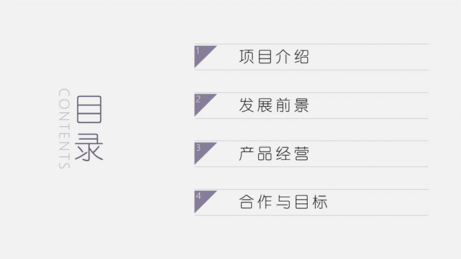淡雅简约工作报告PPT模板