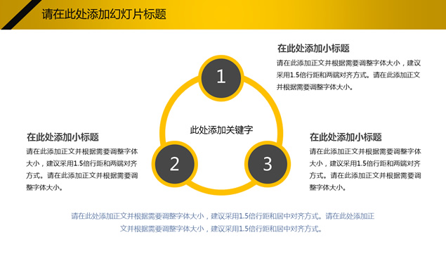 经典橙极简商务PPT模板
