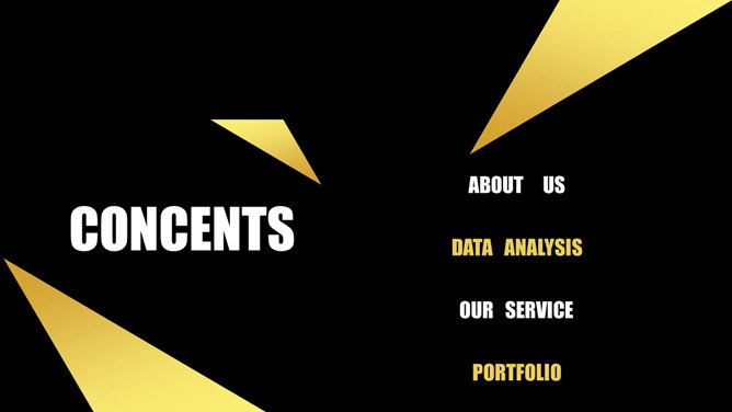 炫酷黑金欧美风PPT模板