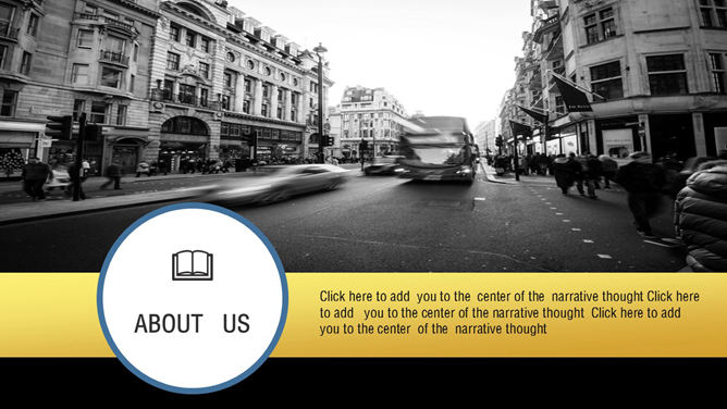 炫酷黑金欧美风PPT模板