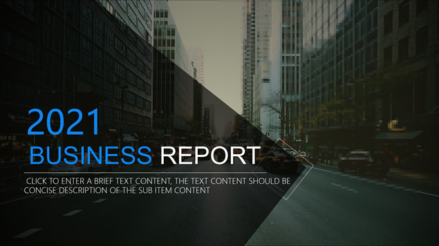 简约几何欧美范总结汇报商务通用PPT模板