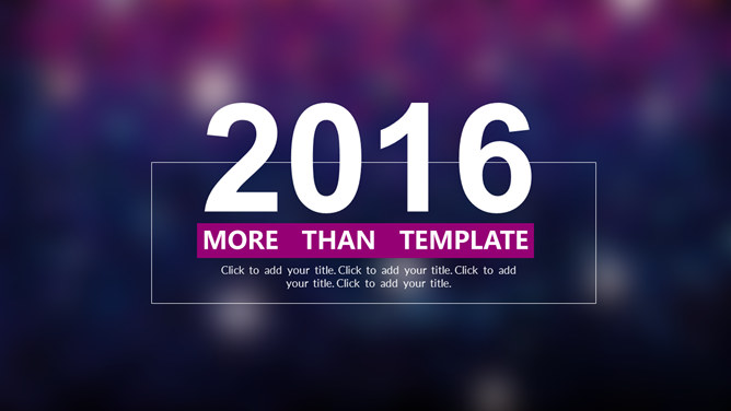 紫色光晕背景 iOS 风格 PPT 模板