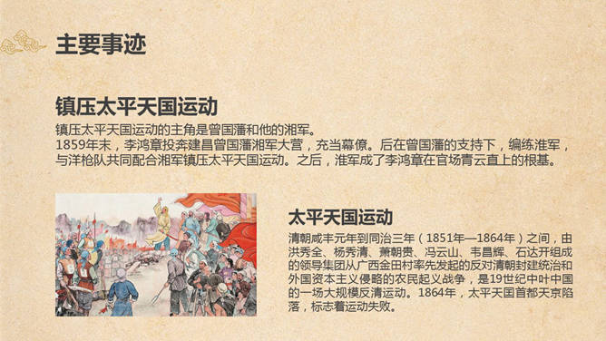 为臣的谋略李鸿章PPT作品