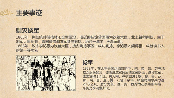 为臣的谋略李鸿章PPT作品