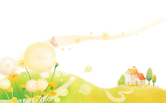 梦幻童话幻灯片背景