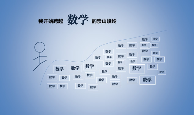 青春与数学的故事PPT模板