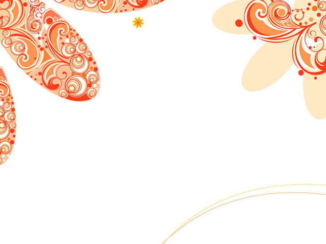 精美花纹幻灯片背景图