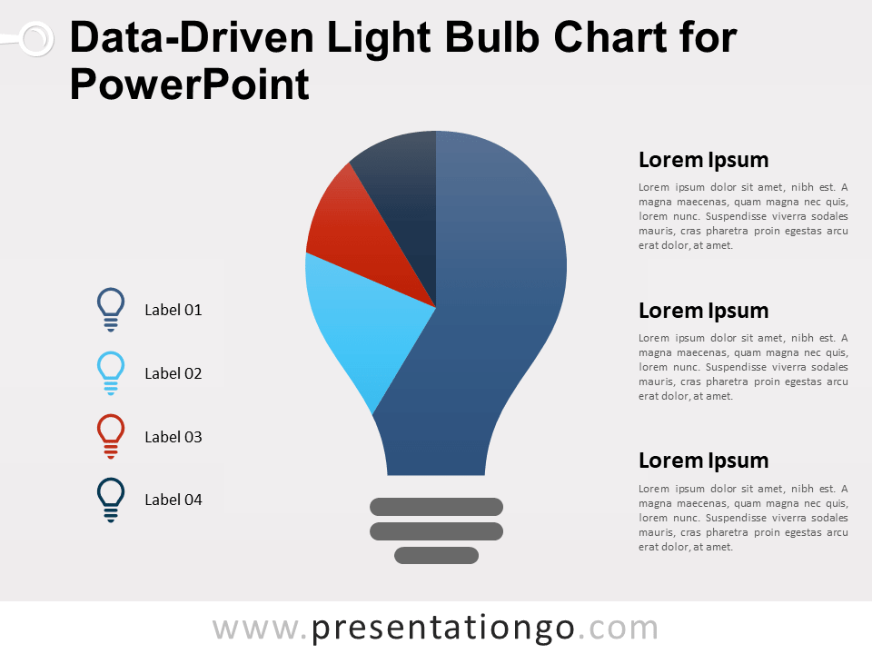 PowerPoint灯泡图