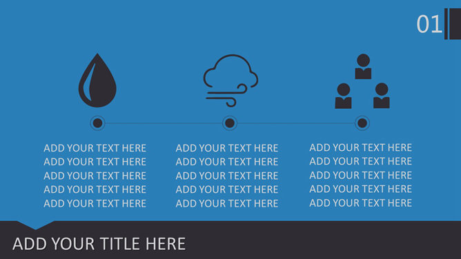 动态扁平化医疗医学PPT模板