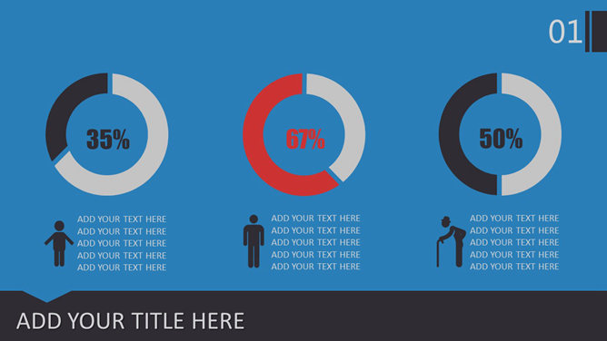 动态扁平化医疗医学PPT模板