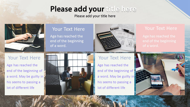 精美杂志风通用PPT模板