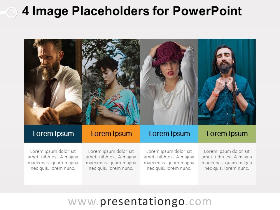 4图像占位符PowerPoint