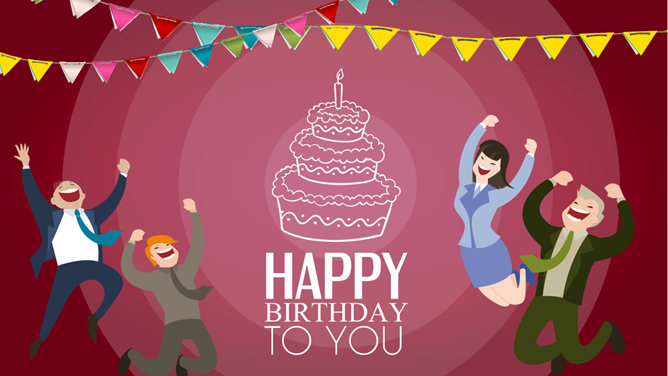 happy birthday生日快乐PPT模板