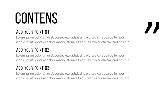 素雅黑灰欧美时尚风PPT模板