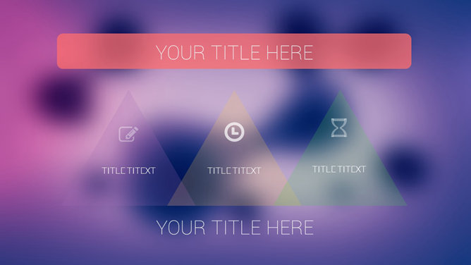 精美iOS风格幻灯片模板