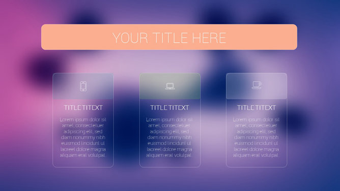 精美iOS风格幻灯片模板