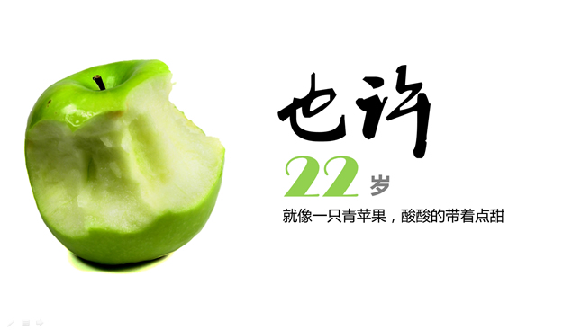 22岁生日PPT模板