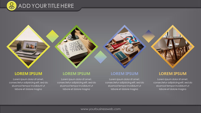 灰色质感多用途PPT模板