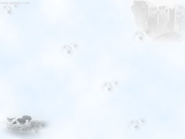 23张蓝色淡雅的PPT背景图片