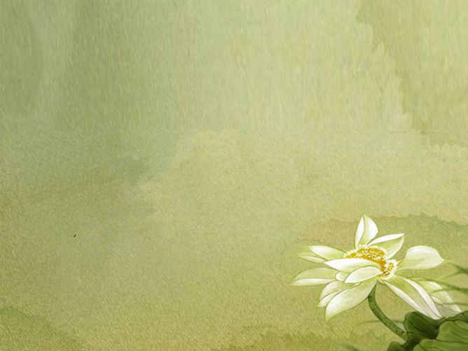 古典荷花幻灯片背景图