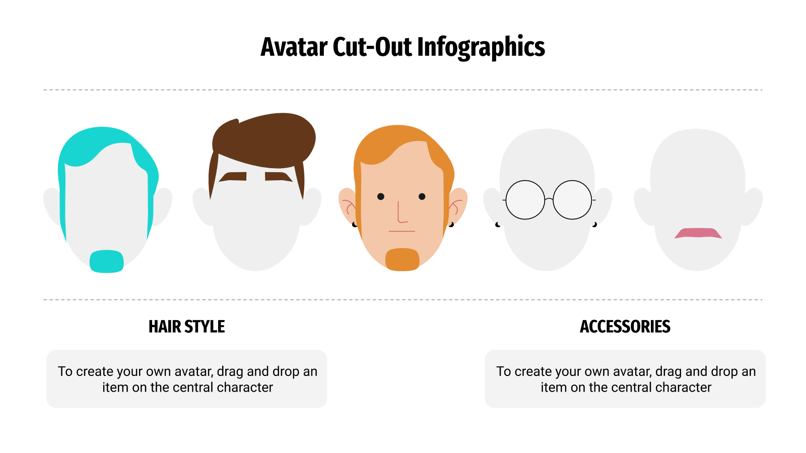 Avatar为PowerPoint剪掉了信息图