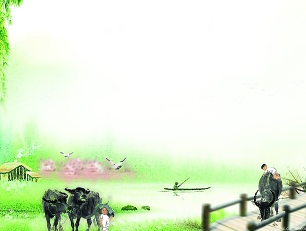 清明主题PPT模板