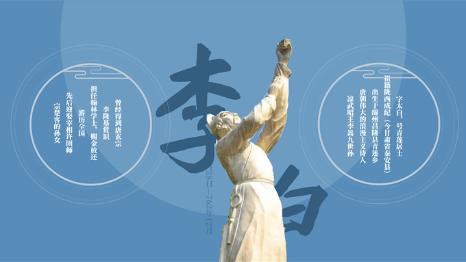 大气简约中国风人物介绍
