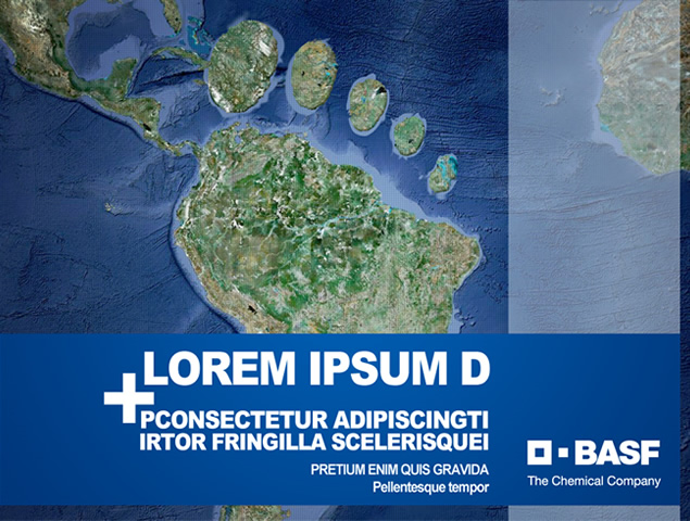 配图创意的国外化工公司精美PPT模板