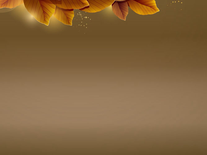 唯美炫光树叶幻灯片背景