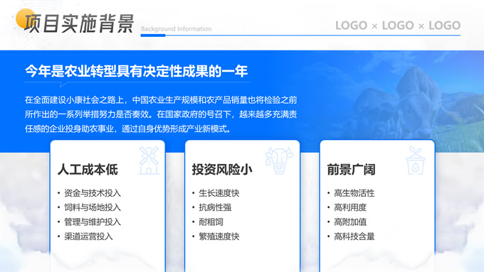 农业养殖营销策划PPT模板