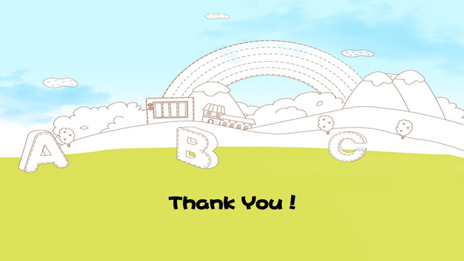 婴幼儿启蒙教育PPT模板