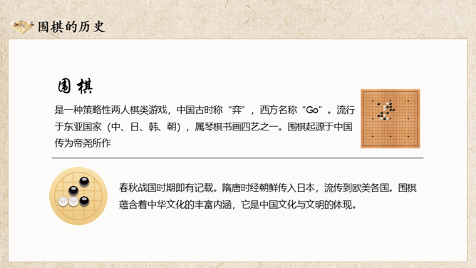 围棋入门基础知识PPT模板