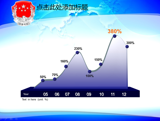 司法工作汇报动态PPT模板