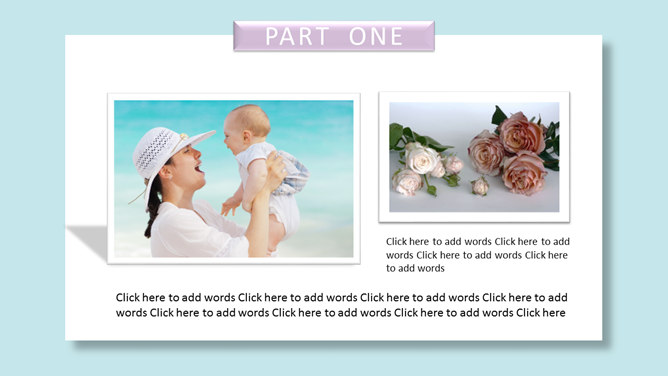 感恩母亲节PPT模板