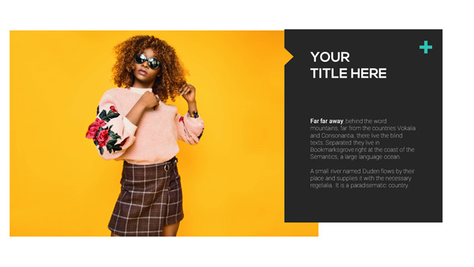 图文画册杂志风PPT模板