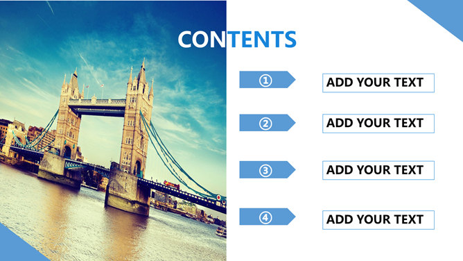 杂志风城市夜景PPT模板