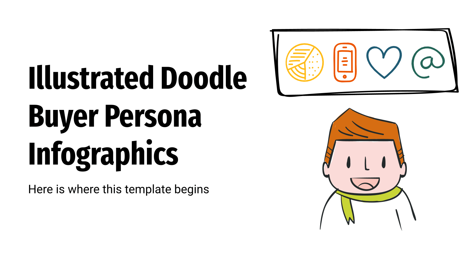 PPT的Doodle买家个人信息图