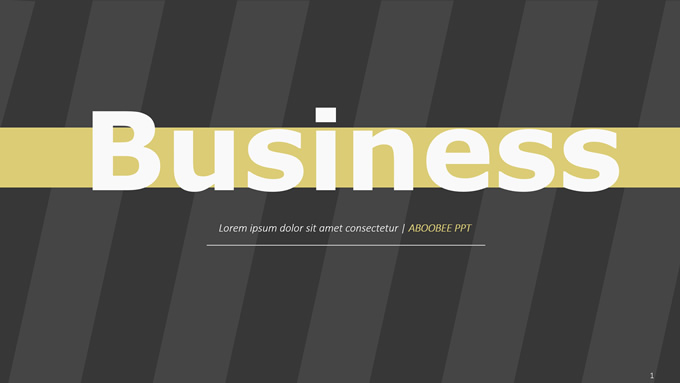 简约大气欧美风商务通用