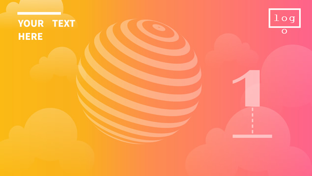 时尚炫彩梦幻星空简约工作总结汇报PPT模板