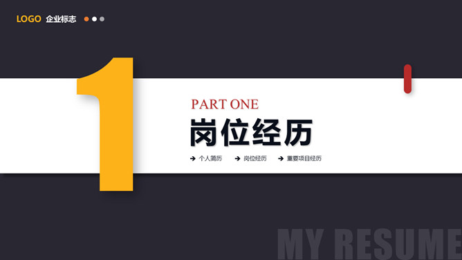 岗位述职竞聘报告PPT模板