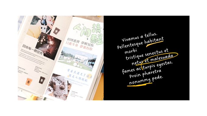 极简风格NoteBook PPT模板