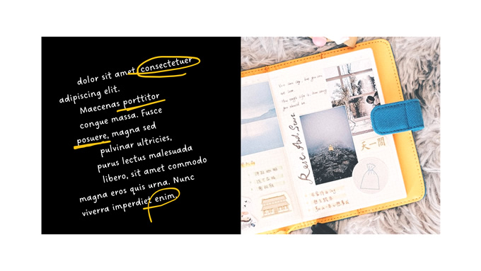 极简风格NoteBook PPT模板